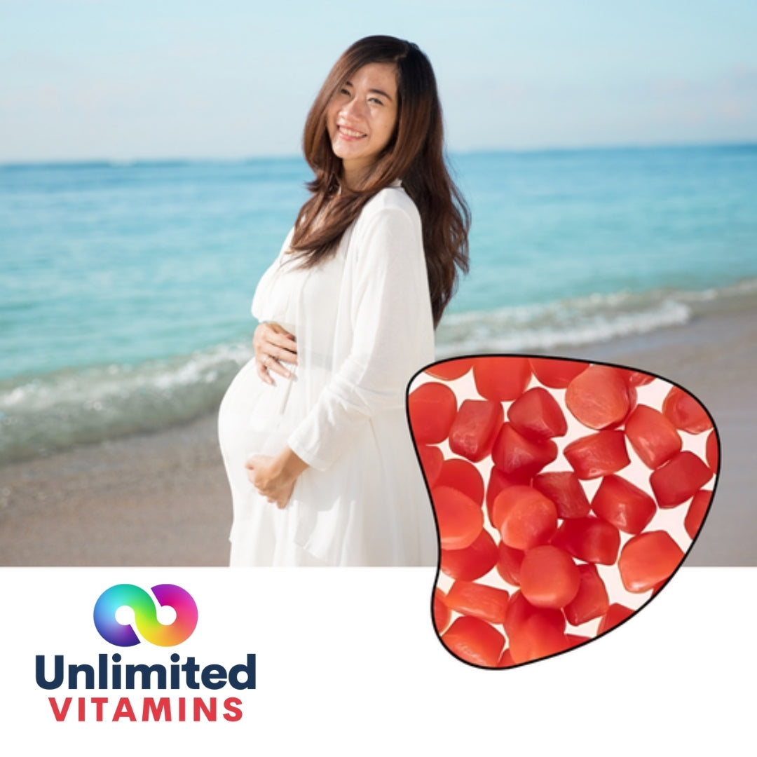 Prenatal DHA Gummies Sin Azúcar – Apoyo nutricional para embarazo y bienestar diario