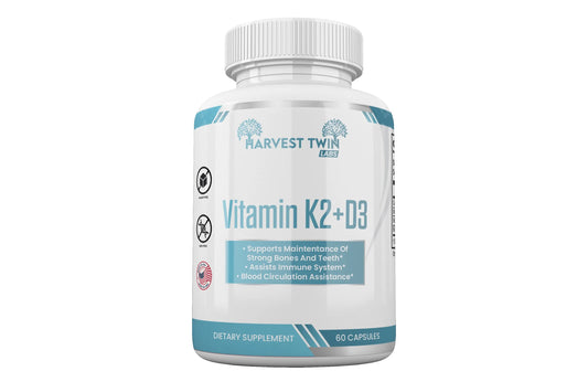 Vitamina D3 + K2 (MK-7) – Apoyo inmunitario, óseo y cardiovascular