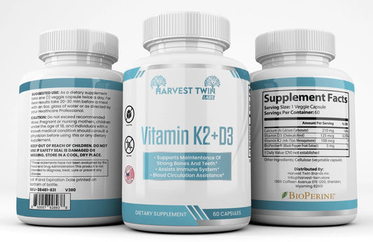 Vitamina D3 + K2 (MK-7) – Apoyo diario para huesos, defensas y bienestar
