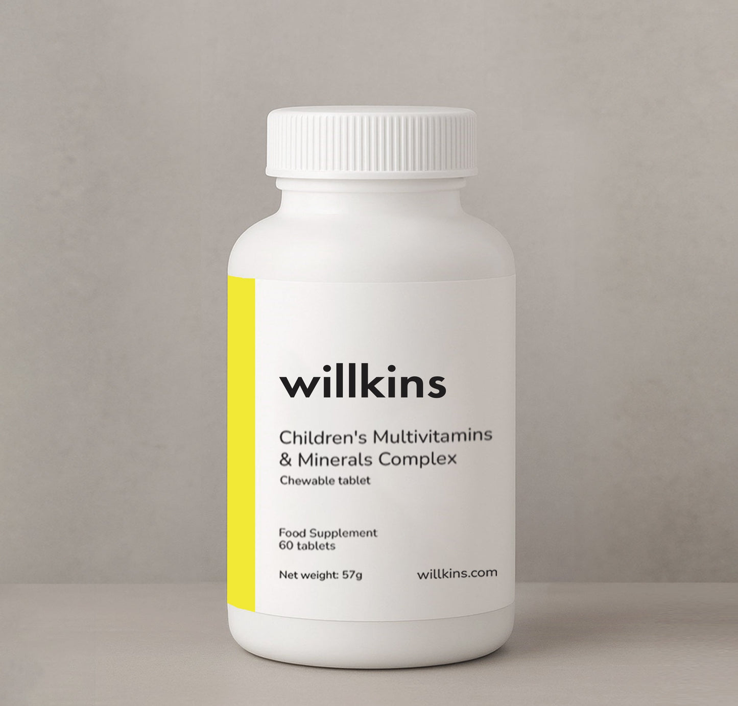 Multivitamínico Infantil con Vitaminas y Minerales – Comprimidos Masticables Sabor Frambuesa